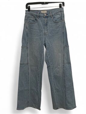 PacSun Light Blue Wide-Leg Stretch Jeans